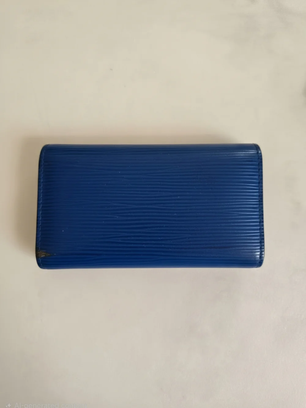 Louis Vuitton Blue Epi Leather Clutch Wallet